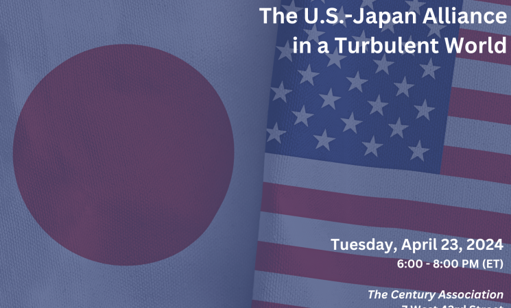 EVENT: The U.S.-Japan Alliance in a Turbulent World
