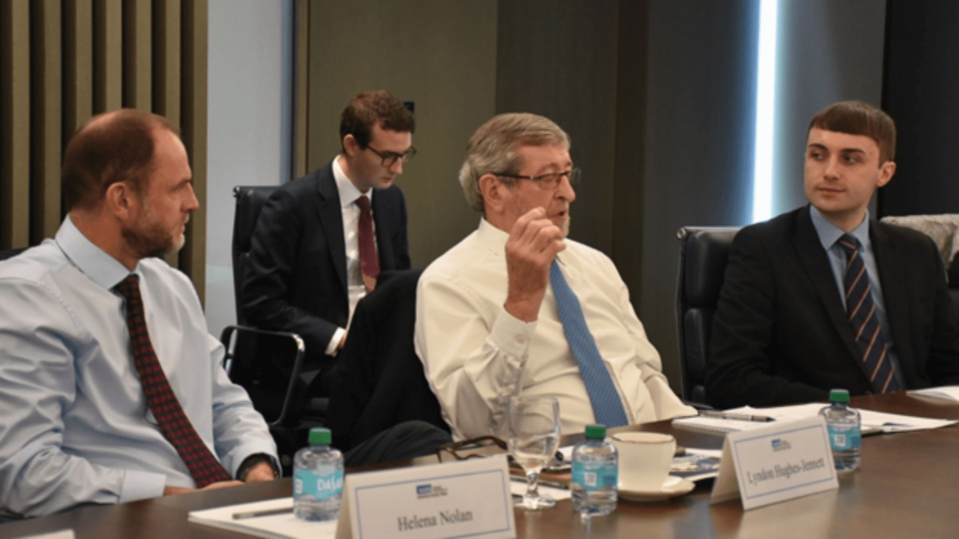 Michael J. Dowling, CEO of Northwell Health, discusses healthcare reform during the 2024 Northern Ireland Emerging Leaders Conference.